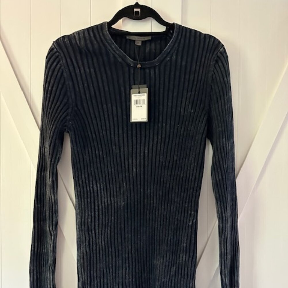 John Varvatos Sweater (NWT Navy Size:M)